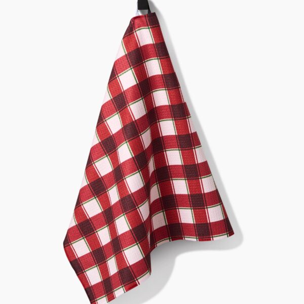 Jingle Plaid Tea Towel - Image 3