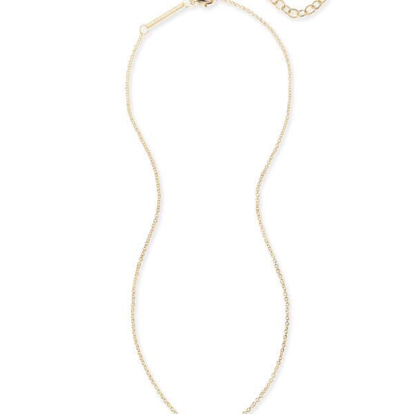 ELISA SHORT PENDANT NECKLACE GOLD COBALT CATS EYE - Image 2