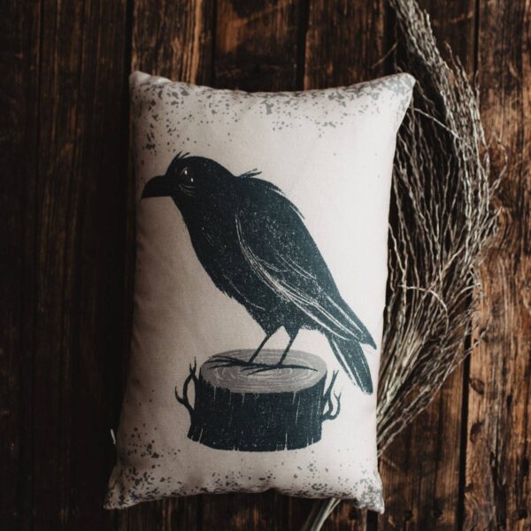 UniikPillows - Primitive Black Turkeys Lumbar Pillow Cover | 12x18 Hallowee (1) - Image 5