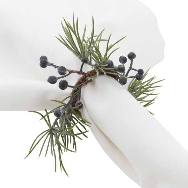 Pine + Berry Napkin Ring: Green - Image 4