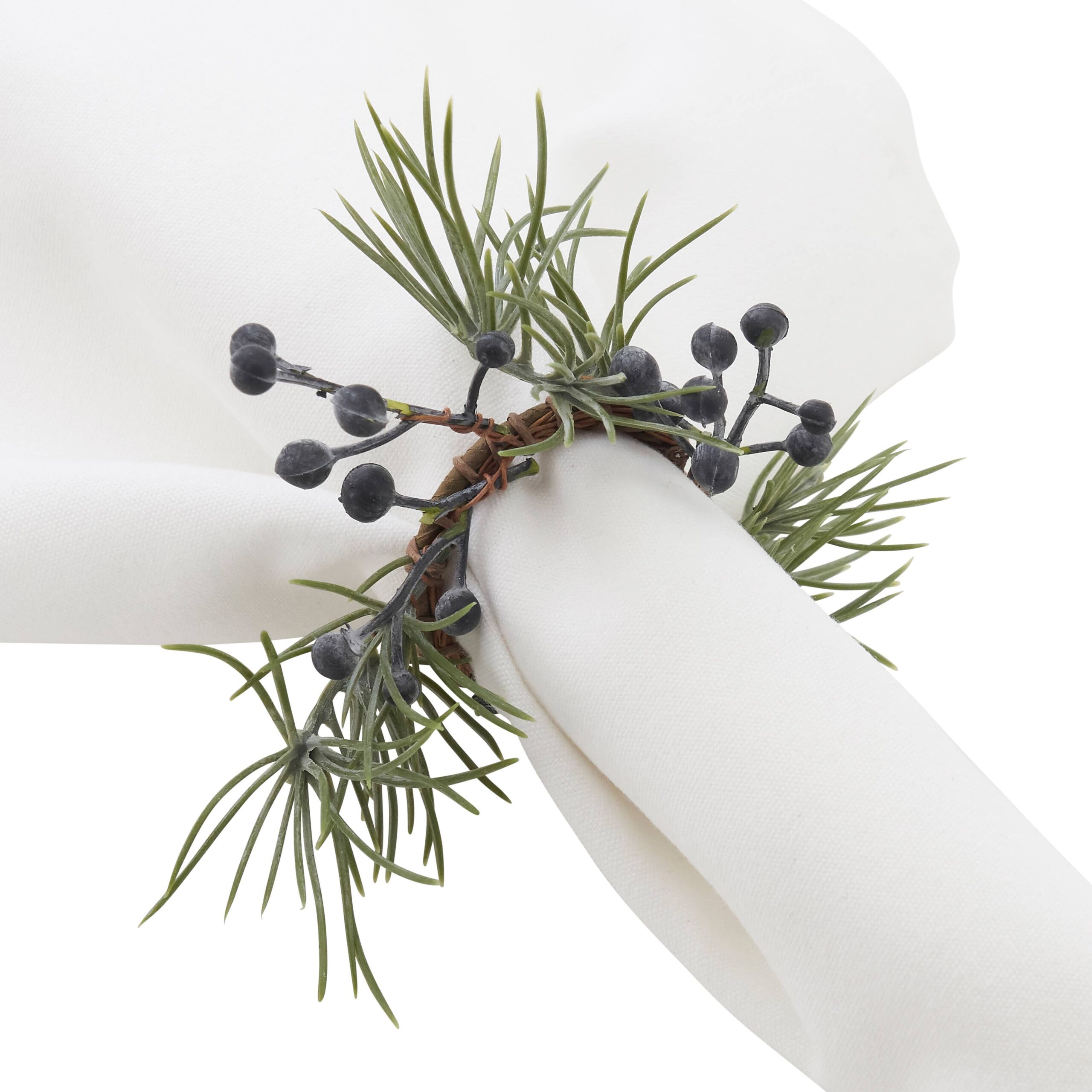 Pine + Berry Napkin Ring: Green - Image 4