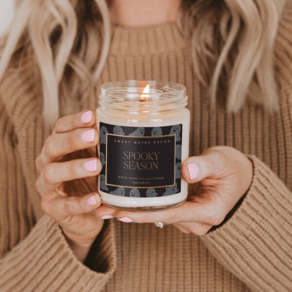 Spooky Season 9 oz Soy Candle - Image 7