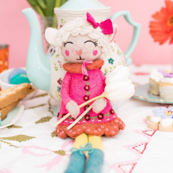 French Knot - French Knot Animal Friend - Lulu the Lamb - Image 3