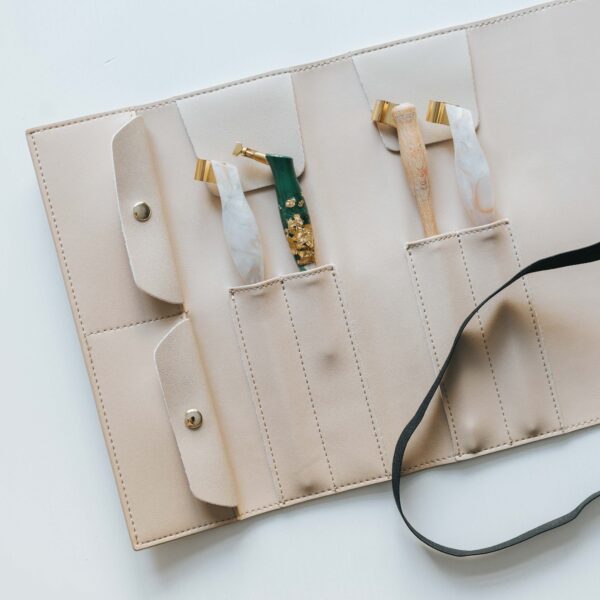 Calligraphy Pen Roll: Beige - Image 6