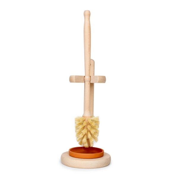 EcoFreax - Wooden toilet brush with stand - Image 2