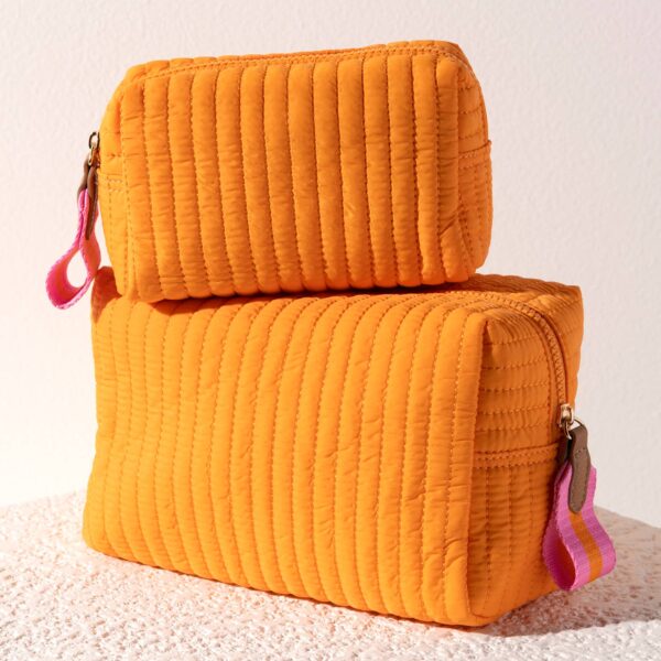 EZRA LARGE BOXY COSMETIC POUCH: Camo - Image 14
