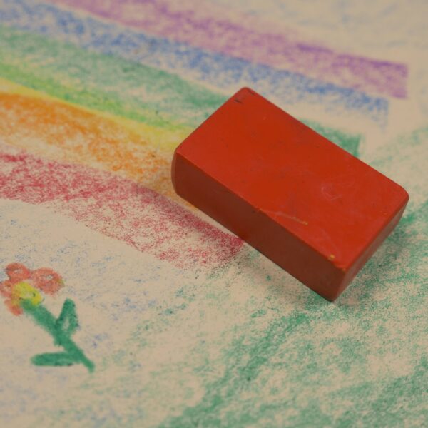 Organic Beeswax Crayons  12 Classic Colors in Block - Image 2