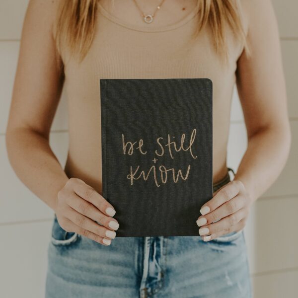 Be Still and Know Fabric Journal - Home Decor & Gifts - Image 8