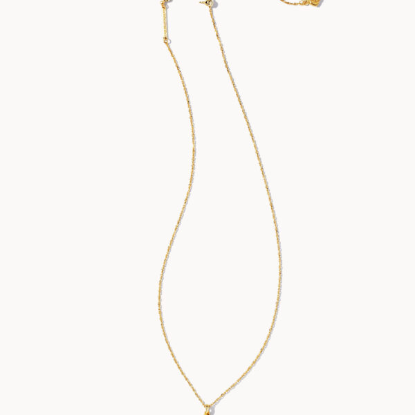 CROSS PENDANT NECKLACE GOLD METAL - Image 2