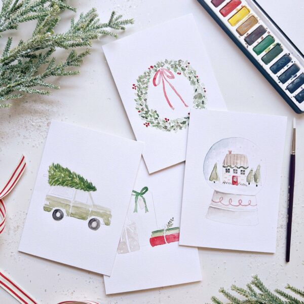 Christmas cheer paintable notecard - Image 4