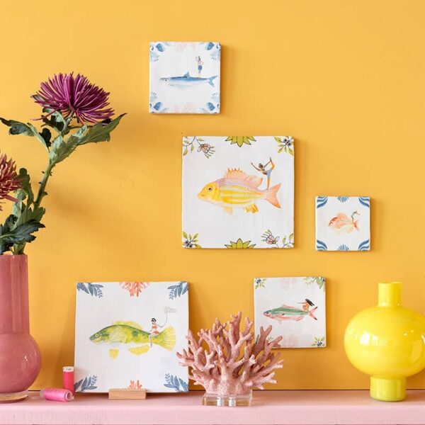 Currently flowing | StoryTiles art on tile: S - Image 3