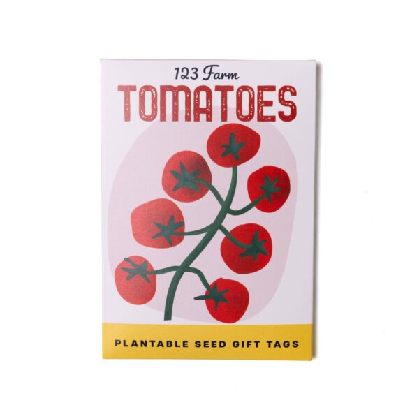 Plantable Seed Gift Tags - Vintage Seed Design, 5 Gift Tags: Daisies - Image 3