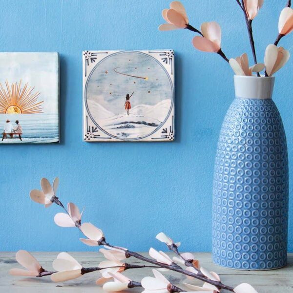 Watching the sunset together | StoryTiles art on tile: S - Image 2