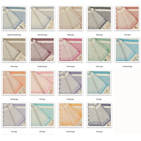Andalusya Turkish Towels : Pink - Image 3