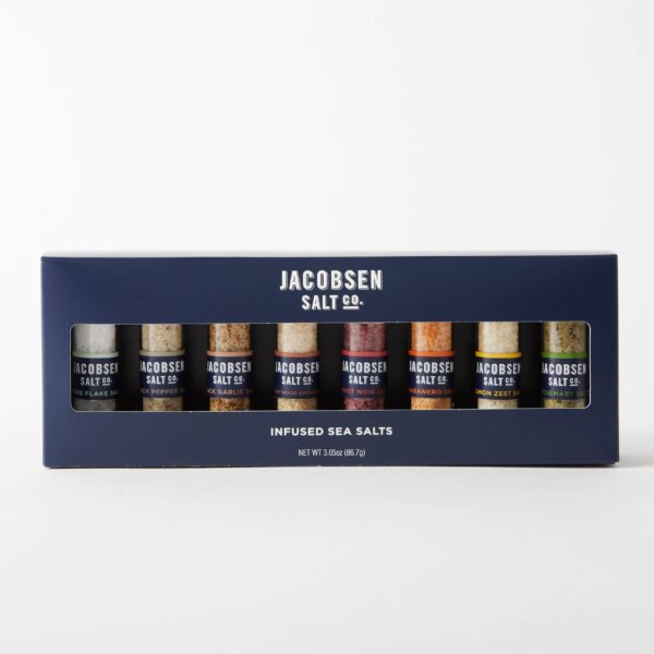 Jacobsen Salt Co. - Infused Sea Salt Gift Set - Eight Vial Collection - Image 2