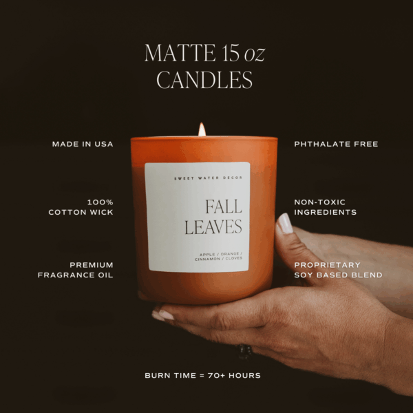 Pumpkin Pie 15 oz Soy Candle - Image 5