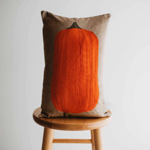 UniikPillows - Primitive Fall Pumpkin Lumbar Pillow Cover | 18x12 Thanksgiving Décor | Fall Decor | Room Decor | Decorative Pillows | Gift for her - Image 4