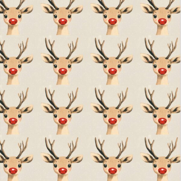 Won't You Guide My Sleigh: Double-Sided Hand Towel: Cream