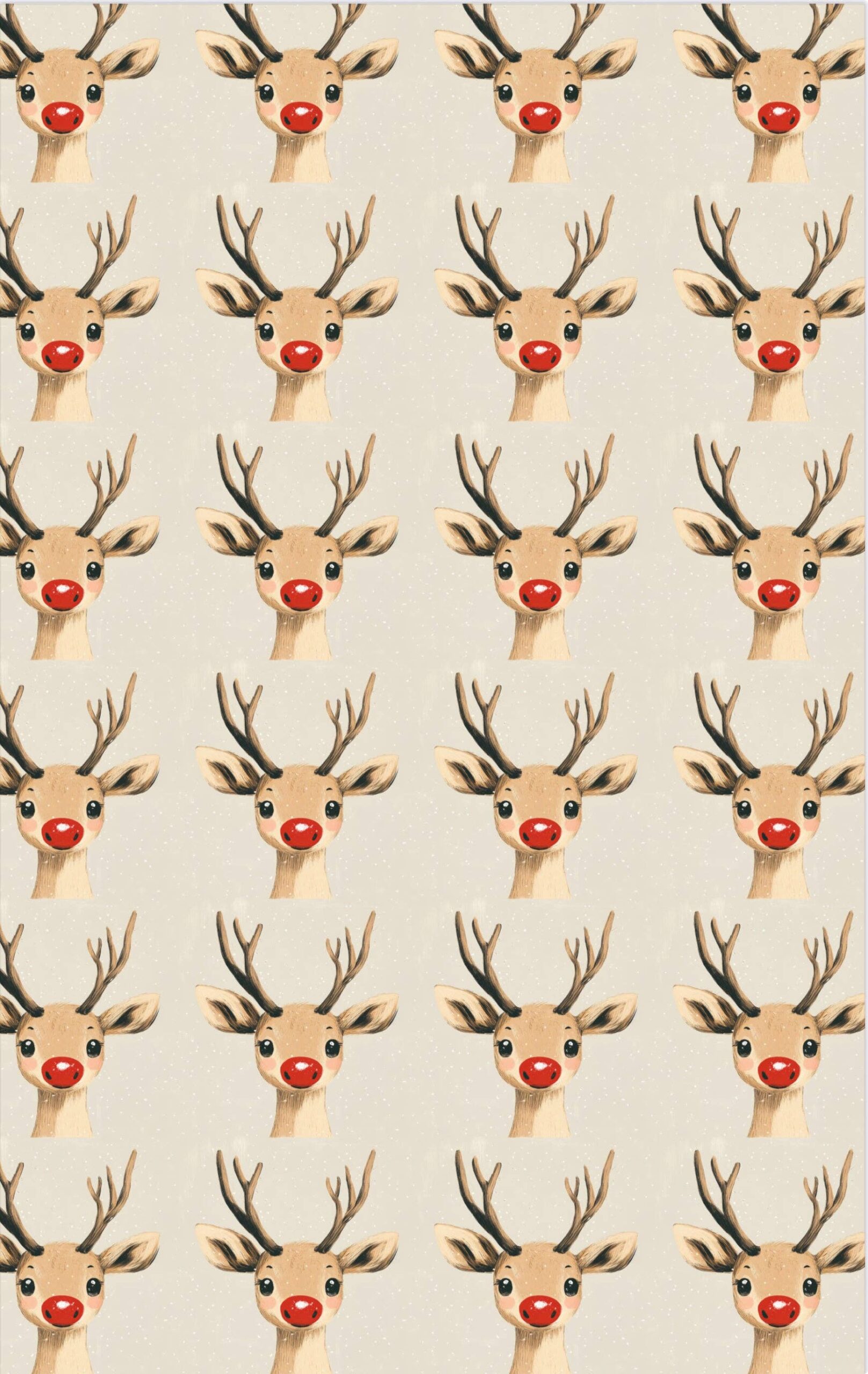 Won't You Guide My Sleigh: Double-Sided Hand Towel: Cream