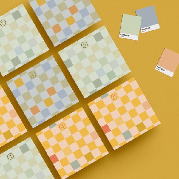Library Design Co. - Mini Check Pad Green - Image 3