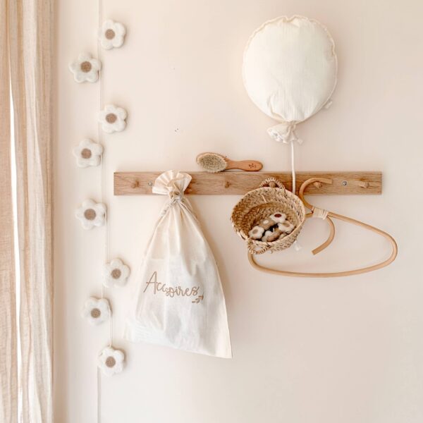 Felted Wool Flower Garlands