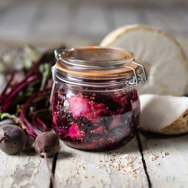 Le Parfait - 250ml Rounded French Glass Storage Jar WAirtight Rubber Seal - Image 2