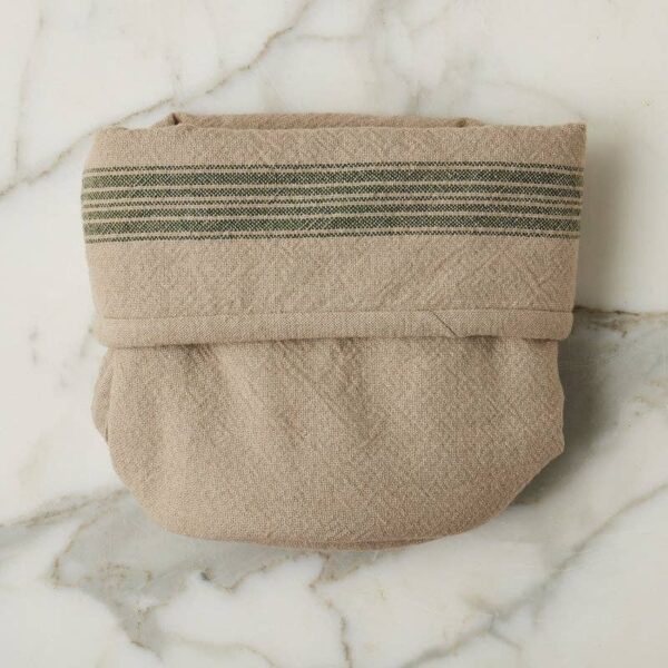 Bistro Bag, Vintage Spruce Green Stripe, Set of 2 - Image 3