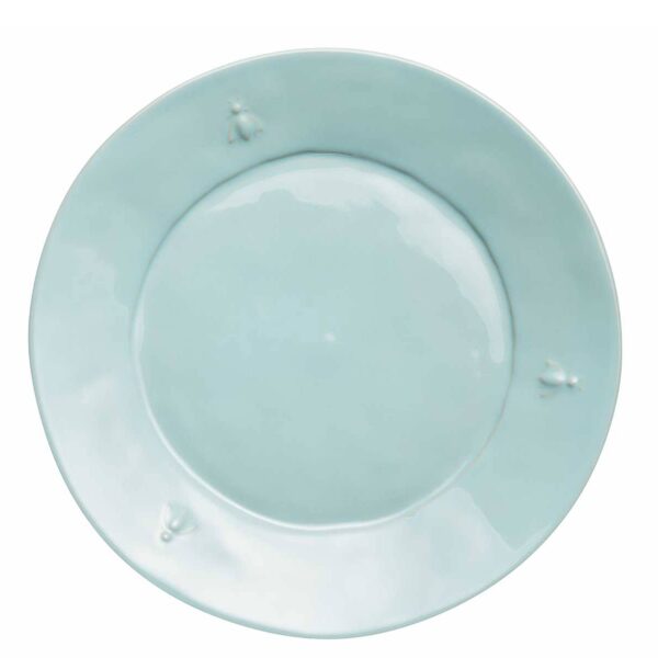 Bee Ceramic Dinner Plates - Set of 4: Bleu - Image 3