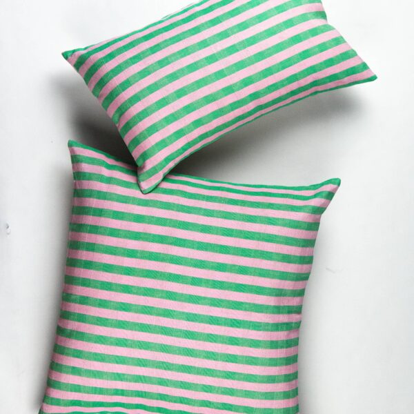 Archive NY - Flora Stripe Rectangle Pillow - Image 2