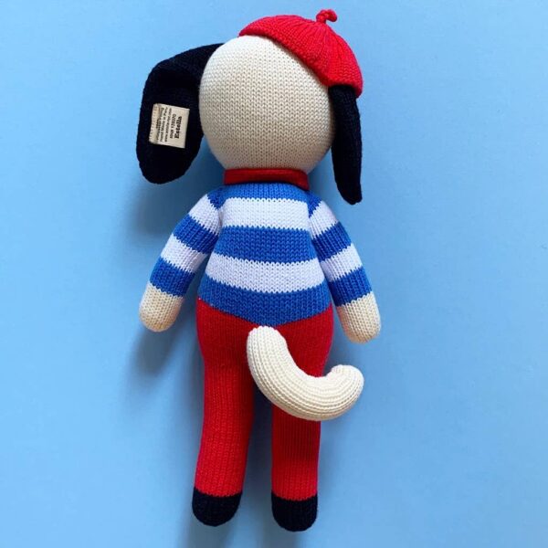 Estella - Organic Knit Doll, Pierre Dog (Handmade) - Image 3