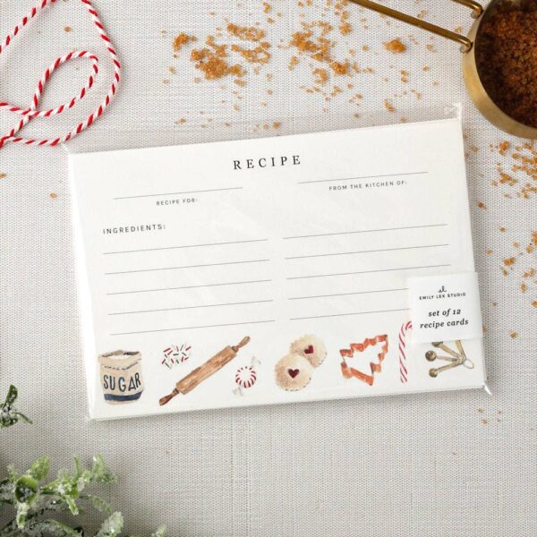 emily lex studio - Christmas baking recipe cards - Image 3