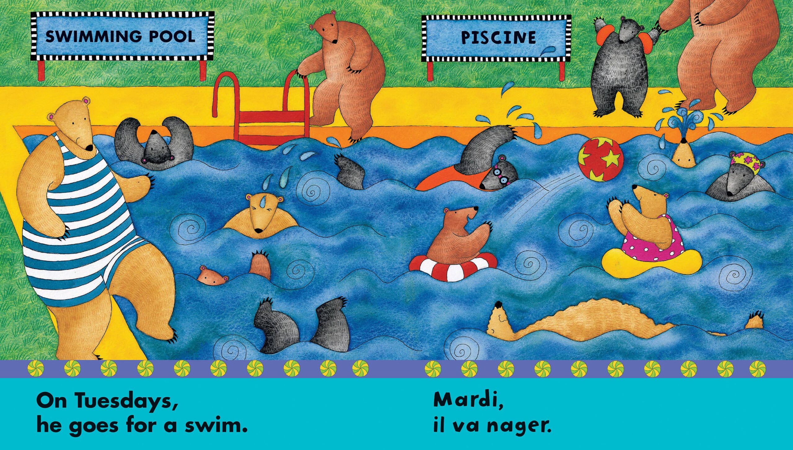 Barefoot Books - Bear about Town / Ours en ville - Image 3