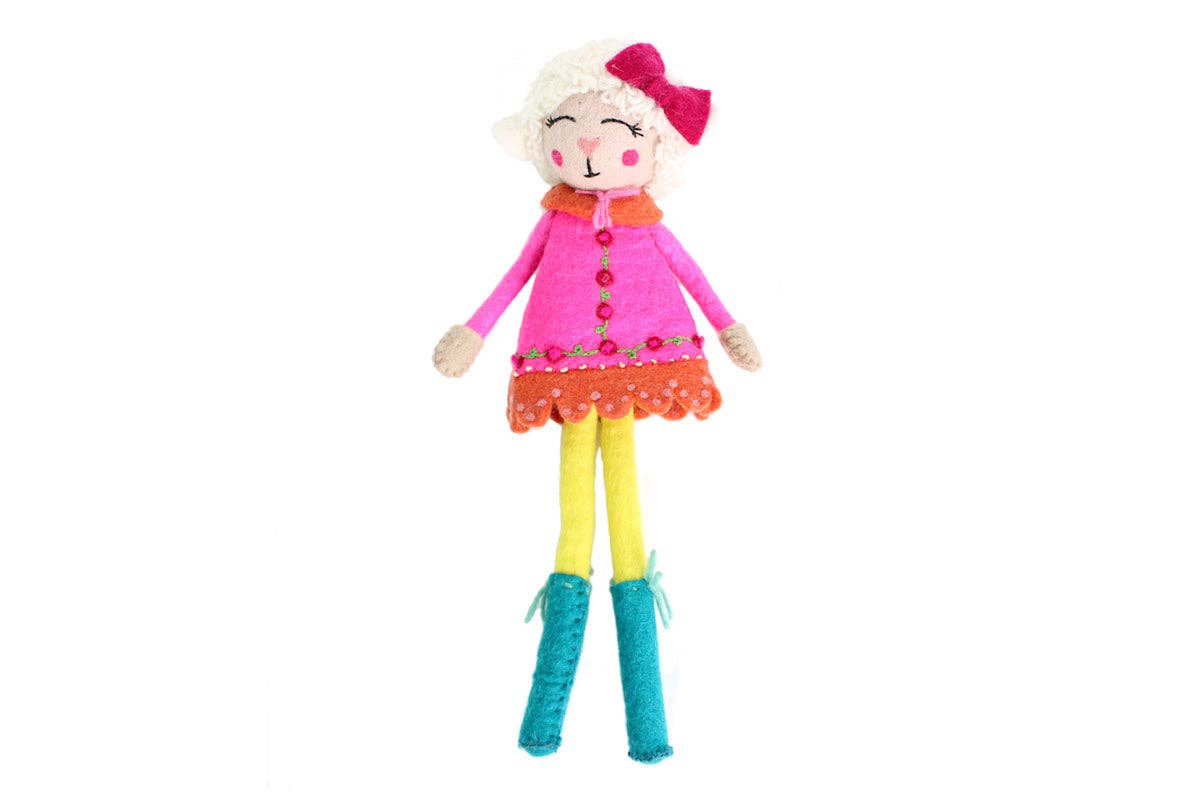 French Knot - French Knot Animal Friend - Lulu the Lamb