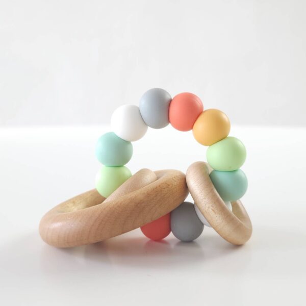 Bannor Toys - Saturn Ring Wooden Baby Teethers - Image 5