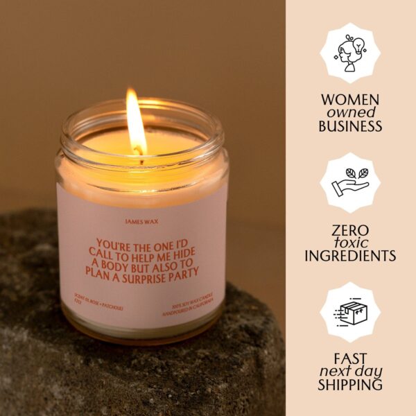 Friendship Gift Hide A Body Plan a Party Candle Adventure Fan F212: No, I'll Take It As Pictured!, 04. Coconut + Orange - Image 5