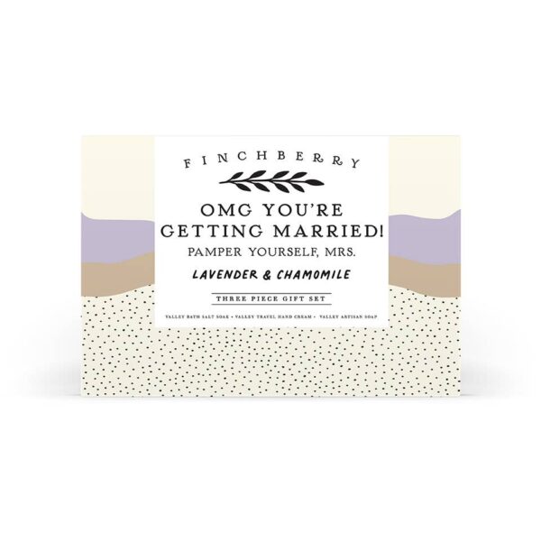 OMG You're Getting Married 3 Pc Wedding  Gift Set - Image 7