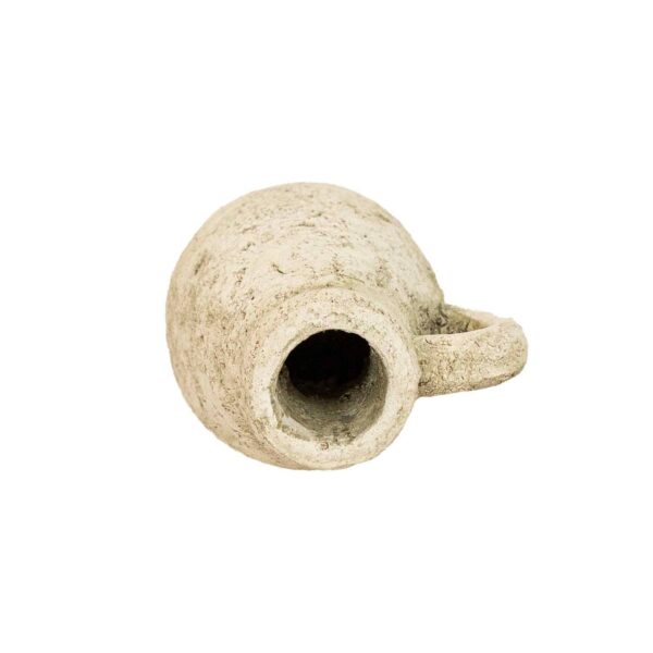 Charlotte Pitcher Bud Vase Antique White Terracotta - Image 5