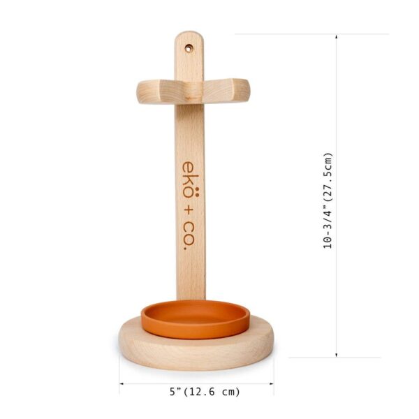 EcoFreax - Wooden toilet brush with stand - Image 6
