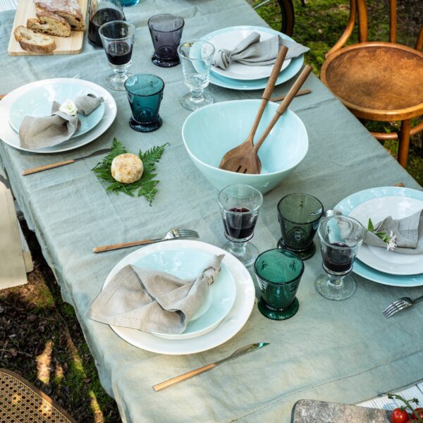 Bee Ceramic Dessert Plates - Set of 4: Bleu - Image 5