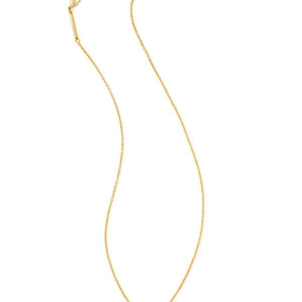 ELISA SHORT PENDANT NECKLACE GOLD NAVY ABALONE