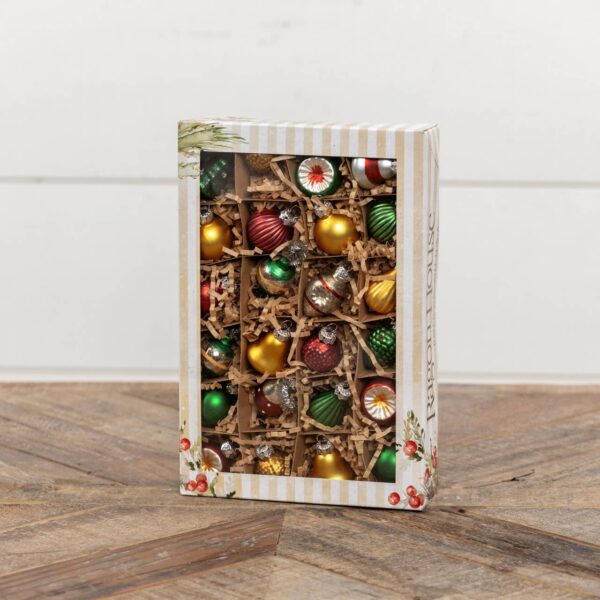 SET/ 24 CLASSIC MINI ORNAMENT ASSORTMENT - Image 2