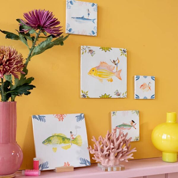 Currently flowing | StoryTiles art on tile: S - Image 4