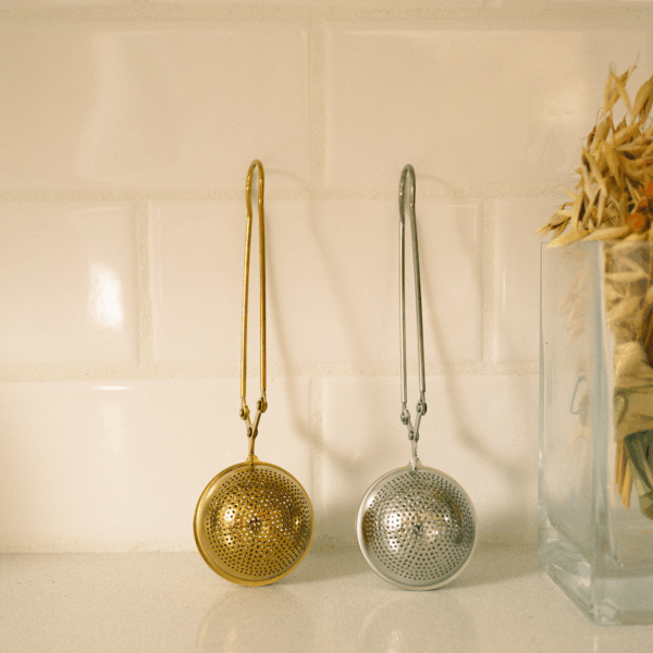 Stainless Steel Tea Strainer | Infuser | Holiday Bestseller: Silver - Image 4