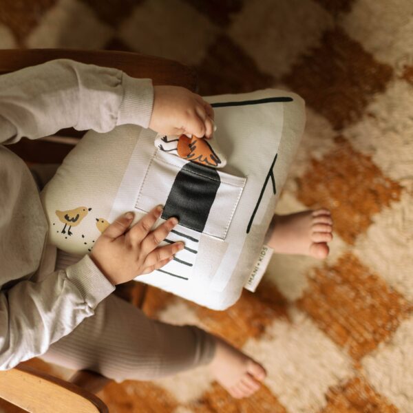 Imani + KIDS by Imani Collective - Interactive Chicken Coup Pillow - Canvas Material - Image 5