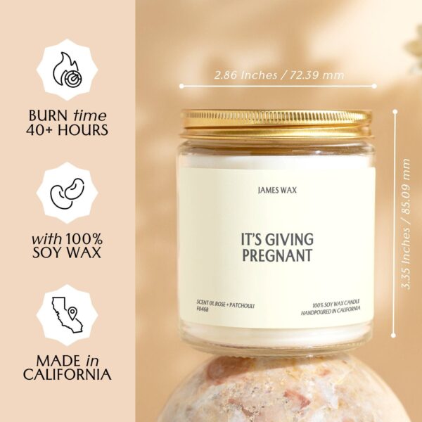 It’s Giving Pregnant Candle - Image 4