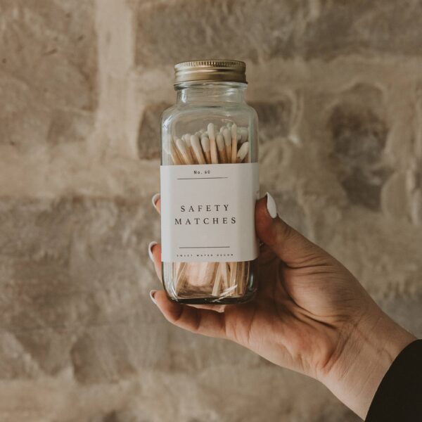 Safety Matches, White Tip - Image 7
