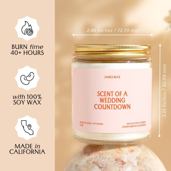 Bride Gift Wedding Countdown Candle - Image 6