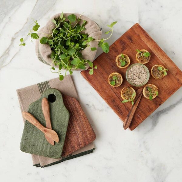 Dutch Cheese Board with Spreader Spruce Green - Image 6