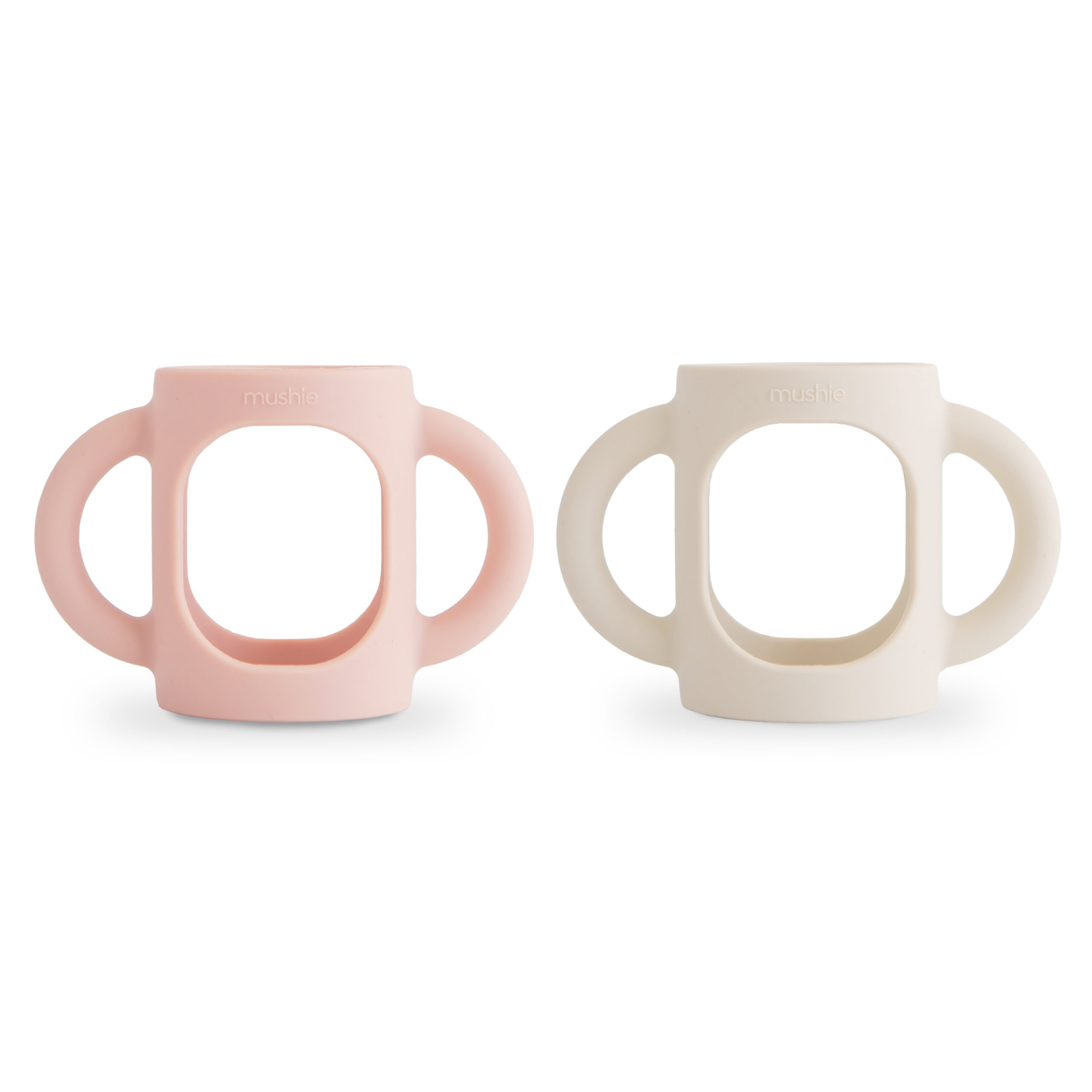 Silicone Bottle Handles  Blush/Shifting Sand