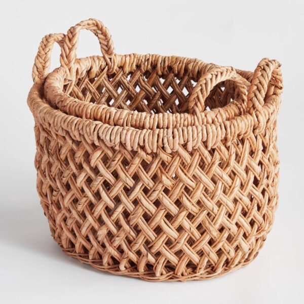 Napa Home & Garden - Emlyn Rattan Basket Set With Handles - Image 4